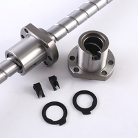 Vis à billes de haute précision, durable, vis à billes à filetage, machines de fraisage CNC, tours, fonctionnement silencieux et fluide, longue durée de vie, acier inoxydable, neuf