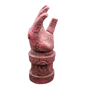 Masque en latex intégral pour homme <span class=keywords><strong>Hellboy</strong></span> Cosplay, gants de super-héros, accessoires de fête d'Halloween, couleur personnalisée écologique pour adulte - Product Image 4