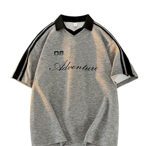 T-shirt pour homme d'inspiration sportive - Coupe ajustée moderne avec tissu polyester/coton respirant pour les entraînements et l'usage quotidien sportif - Product Image 5