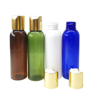 ขวดแชมพู 30/50/60/100/120/250/500ml PET คอนเทนเนอร์พลาสติกสีขาว Amber สีเขียวพร้อมแผ่นด้านบน Cap ผมเจลขวดโลชั่น - Product Image 6