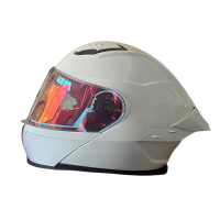 Casque de moto rabattable TOOP, certification DOT, double visière, logo personnalisé, matériau ABS, casque modulaire en gros, Abatibles Casco
