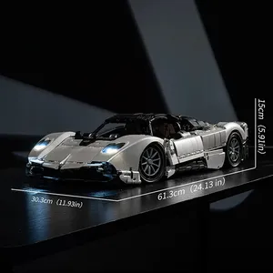 4688 Piezas, Bloques de Construcción de Superdeportivos Utopia Técnicos a Escala 1:8, JD118, Ideas Creativas, Modelo de Coche Deportivo Hypercar, Ladrillos de Juguete para Adultos, Regalos - Product Image 2
