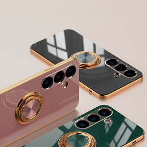 Para <span class=keywords><strong>Samsung</strong></span> A56 A22 A54 A333 A22 A15 funda de galvanoplastia con soporte de anillo de dedo para <span class=keywords><strong>Samsung</strong></span> Galaxy S22 S23 S24 S25 <span class=keywords><strong>Ultra</strong></span> Case - Product Image 2