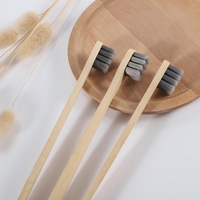 Nouvelle conception 2026 – Brosse à dents en micro-bristles de soie et bambou ultra-douces (plus de 10 000 fibres) pour adultes et enfants