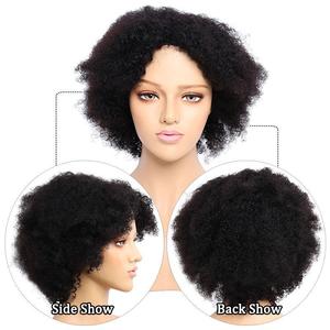 2025 Sunlight Prix En Gros Pixie Coiffure Afro Perruque En Cheveux Courts Naturels Brazilian BOB Machine Perruque Bon Marche - Product Image 4