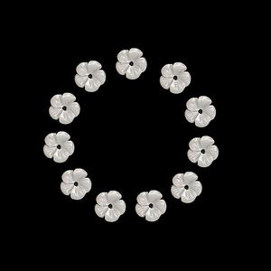 6mm bianco conchiglia perla <span class=keywords><strong>fiore</strong></span> orecchino perline corallo colorato corallo e osso per la madre di perla gioielli gioielli decorazione vestiti - Product Image 6