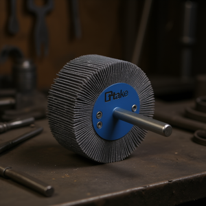 Ttake Abrasive Cloth Flap <b>Wheel</b> 60x30 Mm 6 Mm Shaft 40 Grit For Metal <b>Grinding</b> - Product Image 3