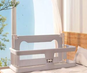 Rambarde d'<span class=keywords><strong>escalier</strong></span> transfrontalière rétractable en plastique pour bébé et animaux de compagnie avec ensemble de clôture de sécurité pour enfants de conception rétractable - Product Image 2