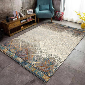 Alfombra Abstracta Rectangular Wan Xinlong, Estilo Escandinavo, de Terciopelo Cristalino Suave al Tacto, para Sala de Estar o Dormitorio - Product Image 4
