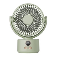 Ventilateur de circulation d'air 3D multifonctionnel en gros, ventilateur portable sur trépied rechargeable à 3 vitesses pour la maison, le bureau et l'extérieur