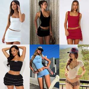 Vestidos, <span class=keywords><strong>camisetas</strong></span>, pantalones, faldas y blusas <span class=keywords><strong>de</strong></span> poliéster <span class=keywords><strong>de</strong></span> marca para <span class=keywords><strong>mujer</strong></span>, tallas XS-L-XL - Product Image 4