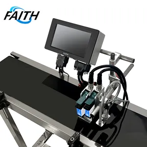 Faith High Speed TIJ expiry date printer batch coding machine matched with production line