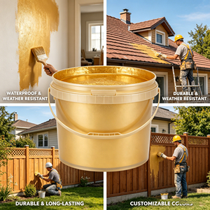 High-gloss Gilding and Gold Stamping <b>Paint</b>, Water-based Eco-friendly Household Art Decorative <b>Paint</b> - Product Image 4