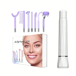 Dispositivo de Rejuvenecimiento Facial y de Cuello 7 en 1 de Alta Frecuencia, Varita de Terapia Cutánea, Reafirmante y Tensor, Más Vendido - Product Image 1