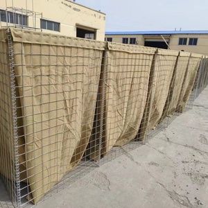 Barrière défensive <span class=keywords><strong>Hesco</strong></span> MIL 1/3 de haute qualité, mur en gabion soudé résistant aux explosions pour la sécurité des camps et des périmètres - Product Image 2