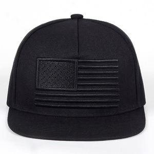 Casquettes Snapback à 5 panneaux, profil haut, 64 cm, 100% acrylique gris, avec logo de drapeau personnalisé brodé, vente en gros, pour grandes têtes - Product Image 4