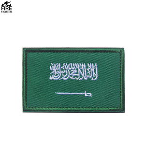 <span class=keywords><strong>FIRE</strong></span> FIGHTER au Moyen-Orient Drapeau arabe Patch brodé Emblème national libanais Iron-On avec crochet et boucle - Product Image 6