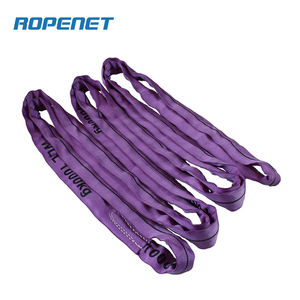 ROPENET高性能ポリエステルラウンドスリングヘビーリフティングCE認証2T <span class=keywords><strong>2M</strong></span> - Product Image 5