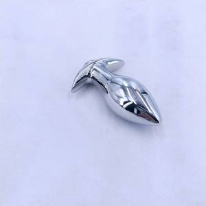 Tapón anal de metal con forma de plug anal para hombres, juguete de estimulación para adultos, entrenador anal, consolador, masajeador erótico. - Product Image 2