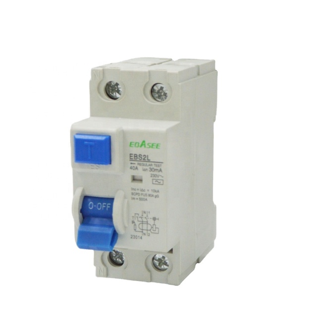 Rcbo Circuit Breaker 1P+N Earth Leakage Circtuit Breaker Elcb RCCB RCD RCBO 6a 10a 16a 20a 25a AC Type Residual Current Device