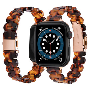 สายนาฬิกาเรซิ่นดีไซน์ใหม่ทรงวงรีสุดหรูสำหรับ Apple Watch 8 ขนาด 41 มม. 45 มม. - Product Image 1