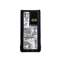 بطارية ليثيوم أيون قابلة لإعادة الشحن MOTOROLA PMNN4808 بسعة 2450 مللي أمبير في الساعة، مقاومة للماء والغبار بمعيار IP68، لأجهزة الراديو UHF وVHF وراديو الاتصال اللاسلكي ثنائي الاتجاه ووكي توكي طرازات R7 FKP وR7 NKP وR7a