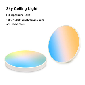 Quang phổ đầy đủ ra98 Skylight Trần đèn 60 Wát CCT thay đổi độ sáng 1800K-12000K Nhân tạo Sky chiếu sáng <span class=keywords><strong>LED</strong></span> trần ánh sáng - Product Image 2