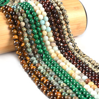 Perles de pierres précieuses naturelles en vrac de 6mm pour la fabrication de bracelets