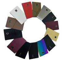 Antenne NFC intégrée, carte bancaire métallique sans contact avec bande magnétique, compatible avec le paiement NFC par simple contact.