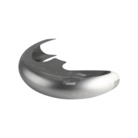 Garde-boue avant en acier brut, coque de carrosserie prête à la peinture, garde-boue modifié pour Harley Touring Bagger avec roue de 23 pouces, 1996-2023