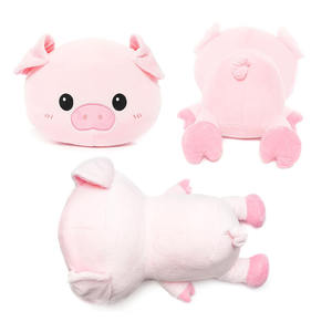 8519 Peluche Kawaii a Forma di Maiale con Occhi Grandi, Giocattoli Imbottiti per Bambini, Bambole Abbracciabili per Dormire, Peluche Pesante a Forma di Maiale - Product Image 4