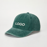 OEM geborduurde LOGO gewassen baseballcap distressed dad golf pet