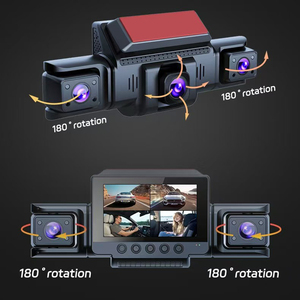 Lápiz labial de 3,0 pulgadas oculto WiFi IPS Dash <span class=keywords><strong>Cam</strong></span> 1296P HD grabadora de conducción de cuatro lentes Loop Video detección de movimiento WDR 1 año de garantía - Product Image 3