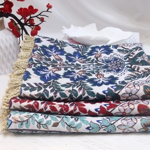 Cómoda alfombra de oración musulmana de felpa lavable con diseño de encaje, adecuada para uso en interiores y para viajes. - Product Image 1