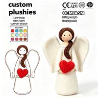 Poupées en peluche personnalisées, fabrication directe, design Angel Girl, cadeaux de fêtes, rembourrage en coton PP, excellent rapport qualité-prix