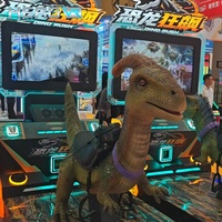 Simulateur de tir VR dinosaure économique HEROVR, facile à utiliser pour les entreprises de divertissement familial