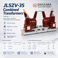 Transformateur combiné CT/VT 35 kV JLSZV-35 600/5A Classe 0.2S Boîtier de mesure Achat industriel B2B