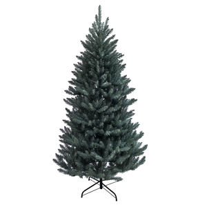 Yiwu Shengxue Árbol de Navidad artificial 6.5ft Árbol de <span class=keywords><strong>abeto</strong></span> <span class=keywords><strong>azul</strong></span> nórdico con luz centelleante LED 2 en 1 - Product Image 2