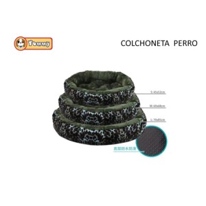 Cuccia per Cani Yommy Morbida con Stampa Leopardata, Taglie S M L, Base Impermeabile Antiscivolo - Product Image 3