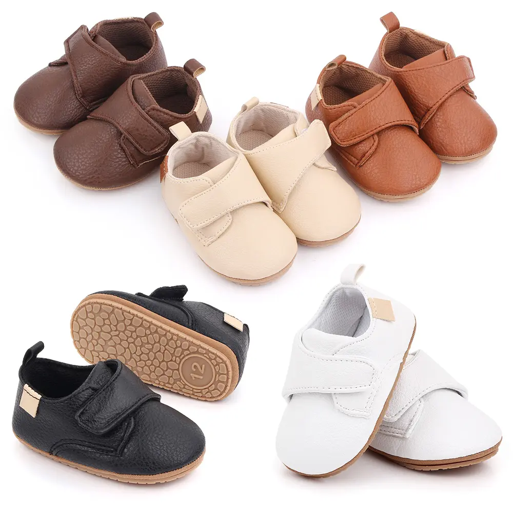 baby prewalker leather unisex anti slip boys girls neutral causal winter loafers light toddler Moccasin Oxford shoes