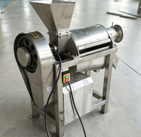 Continue voedings schroefpers sapcentrifuge SUS304, geen frequente handmatige interferentie voor massaproductie van fruit