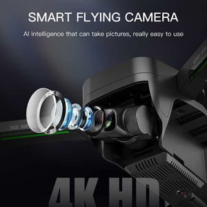 MAX Touchscreen 5.9 Inch Remote Control GPS Brushless <b>4K</b> HD Beginner <b>Drone</b> 500m Image Transmission Foldable Plastic - Product Image 2