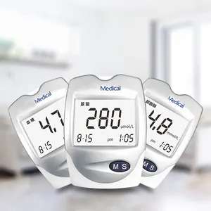Digital Lcd Display Hospital Electronic Blood Glucose Meter Glucometro Non Invasive Glucometer Monitoring Device