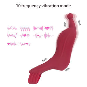 Mini Wireless Finger Vibrator Ärmel Silikon Sexspielzeug für Frauen <span class=keywords><strong>Massage</strong></span> & weibliche Mastur bator für Paare - Product Image 4