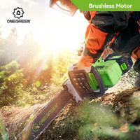 Nouvelle conception ONEGREEN, tronçonneuse électrique numérique industrielle sans balais 588VF 5025, batterie au lithium rechargeable adaptable 21V