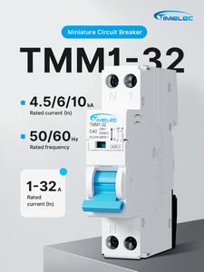 ผู้ผลิตเบรกเกอร์วงจรแบบหล่อขึ้นรูปขนาดเล็ก China Timelec TMM1-32 1P+N 6KA - Product Image 6