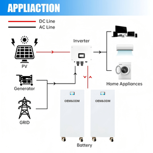 Factory Customization 16kWh 15kWh <strong>Rechargeable</strong> 51.2V 48V 280Ah 314Ah Lifepo4 <strong>Battery</strong> Pack Solar Home Lithium Ion <strong>Batteries</strong> - Product Image 5
