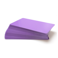 Carte à puce RFID 13.56MHz EV3 2K Cartes blanches vierges Pvc Cr80