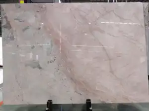 SHIHUI Interior Home Bathroom Decoration Natural Stone 4 Season Pink Marble Slab Tile Marble For Background Wall Vanity Top