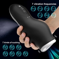 Dispositif d'exercice masculin Dragon Suction, Masturbateur automatique type 'Airplane Cup' avec vibration pour l'entraînement et le massage de la tête du pénis pour hommes